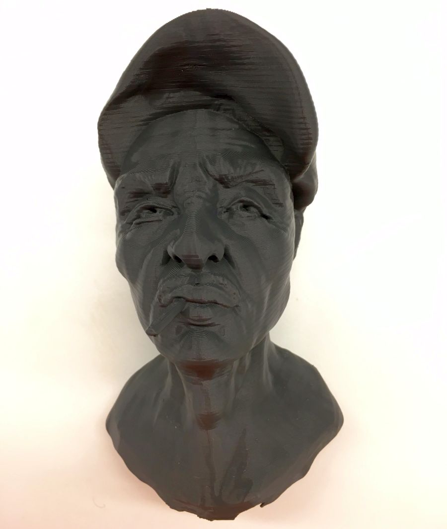 3d printed man face