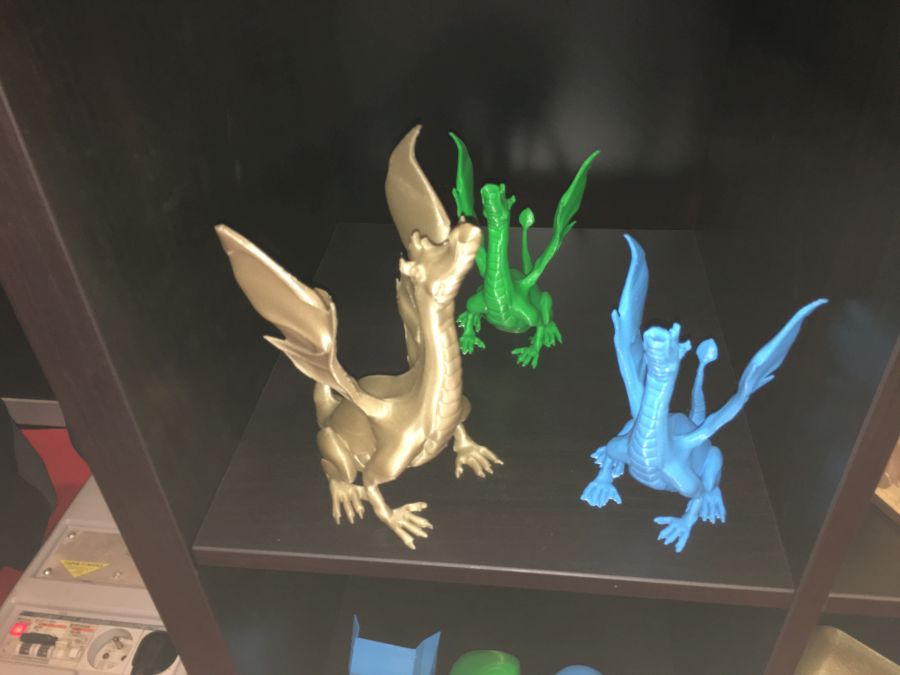 3d printed dragons