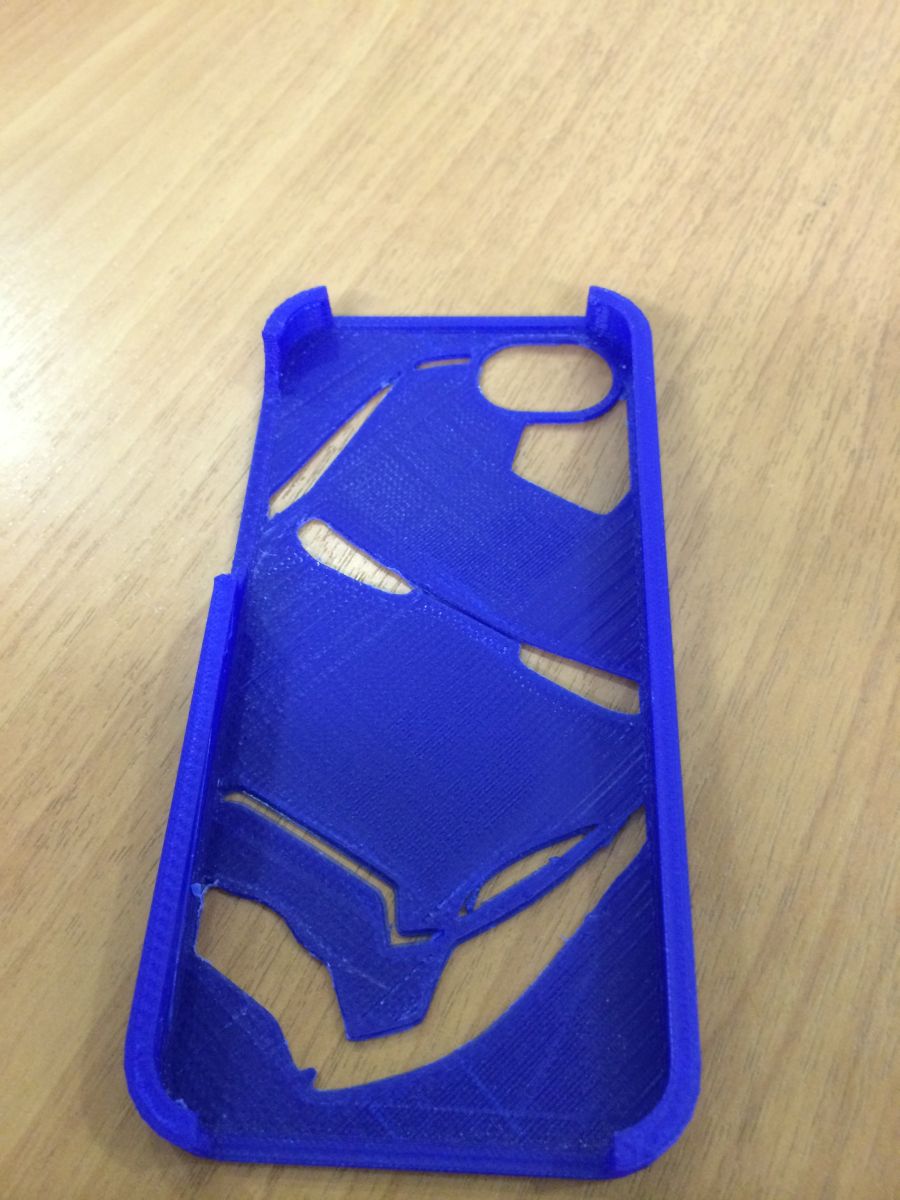 3d εκτυπωμένη θήκη iphone 5 iron man