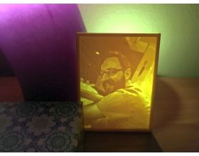 LITHOPHANE YELLOW LIGHTED 