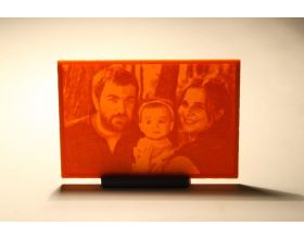 Lithophane custom φωτογραφία 80x60mm