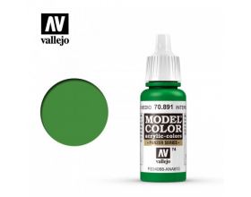 VALLEJO 17ml MODEL COLOR ACRYLIC PAINT - INTERMEDIATE GREEN 70891