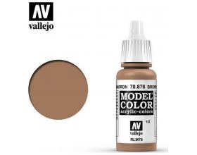 VALLEJO 17ml MODEL COLOR ACRYLIC PAINT - BROWN SAND 70876