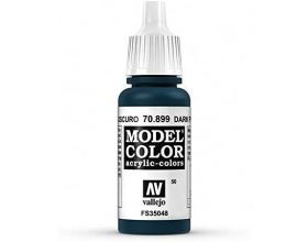 VALLEJO 17ml MODEL COLOR ACRYLIC PAINT - DARK PRUSIA BLUE 70899