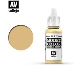 VALLEJO 17ml MODEL COLOR ACRYLIC PAINT - BEIGE 70917