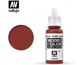 VALLEJO 17ml MODEL COLOR ACRYLIC PAINT - CAVALRY BROWN 70982