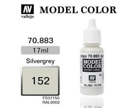 VALLEJO 17ml MODEL COLOR ACRYLIC PAINT - SILVER GREY 70883