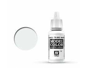 VALLEJO 17ml MODEL COLOR ACRYLIC PAINT - WHITE GREY 70993