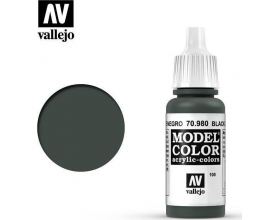 VALLEJO 17ml MODEL COLOR ACRYLIC PAINT - BLACK GREEN 70980