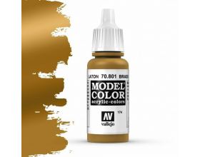 VALLEJO 17ml MODEL COLOR ACRYLIC PAINT - BRASS 70801