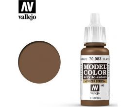 VALLEJO 17ml MODEL COLOR ACRYLIC PAINT - FLAT EARTH 70983