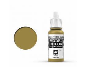 VALLEJO 17ml MODEL COLOR ACRYLIC PAINT - OLD GOLD 70878