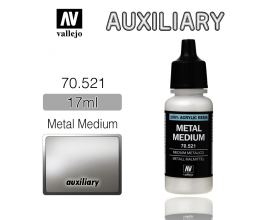 VALLEJO 17ml METAL MEDIUM ACRYLIC RESIN - 70521