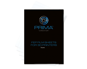 PRIMACREATOR FEP FILM SHEETS FOR 3D PRINTERS - 140 X 200 MM - 5-PACK