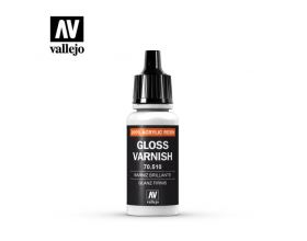 VALLEJO 17ml  ACRYLIC RESIN - GLOSS VARNISH 70510