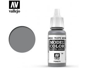 VALLEJO 17ml MODEL COLOR ACRYLIC PAINT - Medium Sea Grey 70870