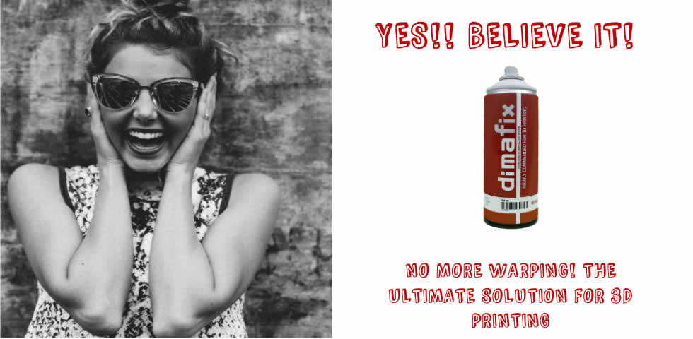 DIMAFIX spray for 3D PRINTING! DIMAFIX spray for 3D PRINTING!