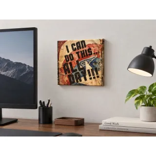 Hero Star - I Can Do This All Day Canvas 